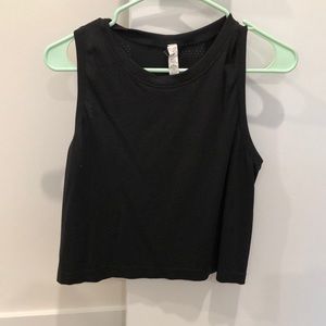 Lululemon workout crop tank top